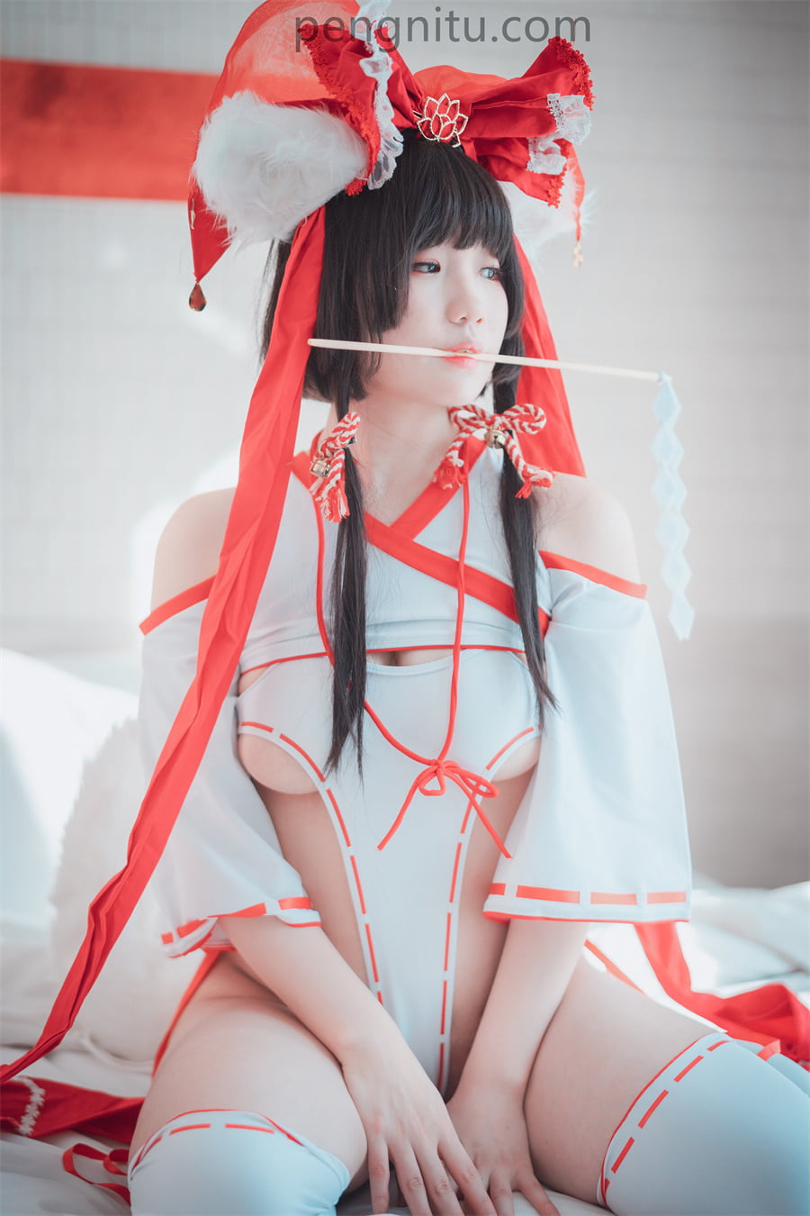 图片[2]-Mimmi NO.013 [DJAWA] Kitsune Miko (A ver)-绅士堂